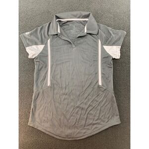 Holloway‎ Ladies Performance Polo Shirt black Athletic Golf Tennis Top Size S